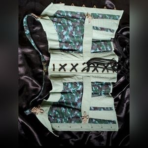 24" Camo Corset Story Overbust Corset